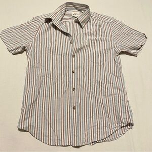 Ben Sherman Men's Striped Short Sleeve Shirt Size Small